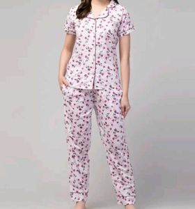 Floral Print Pajama Set