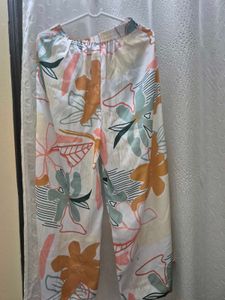 Floral Print Casual Pants