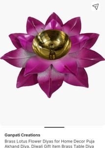 Lotus Flower Diya on sale