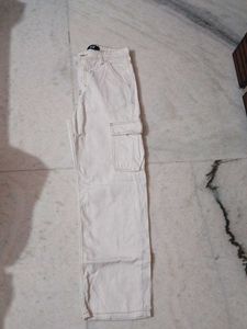 H&M Beige Cargo Pants