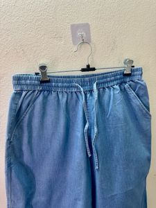 Blue Denim Culottes