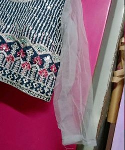 Belt Shawl Lehenga Choli