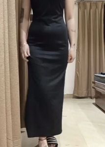 Slip Dress With Slit