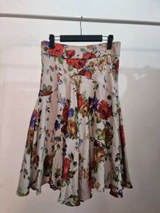 Floral Print Skirt