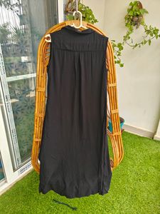 Long Black Kurta