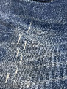 Ripped Blue Denim Jeans