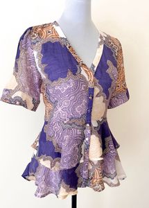 100% Cotton Bohemian Blouse