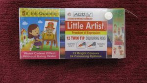 Brush pen set of 12 double tip