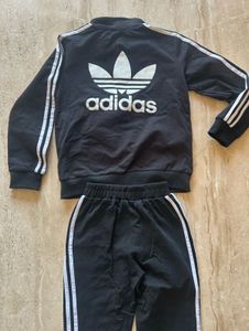Adidas Kids Tracksuit - Black &amp; White