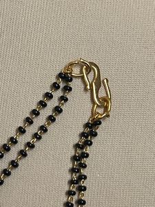 Black Beads - Small Stone Size