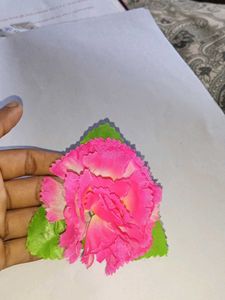 pink plastic flower