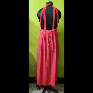 Maxi Length backless Dress
