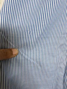 Striped Embroidered Top