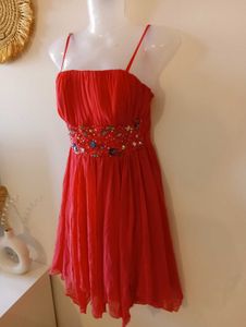 Carla Coral Cocktail Dress From Europe