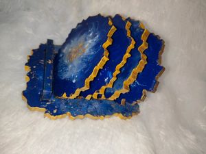 Resin Coasters With Tray