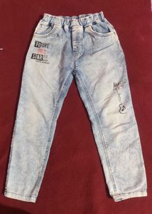 Cute Graphic Print Jeans