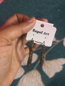 Sparkly Hoop Earrings