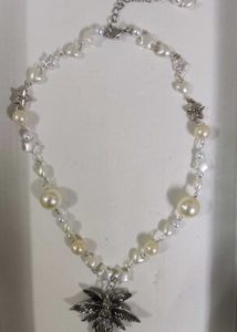 Handmade Angel enormous necklace