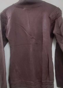 Front Open Jacket Style Sweater