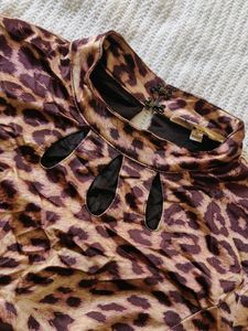 Leopard Print chanel dress