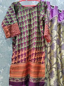Floral Print Kurta &amp; Pant