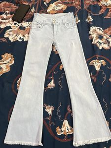 Faded Blue Bootcut Jeans