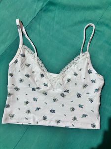 Lace Trimmed Cami Top