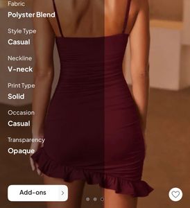 Burgundy Bodycon Mini Dress