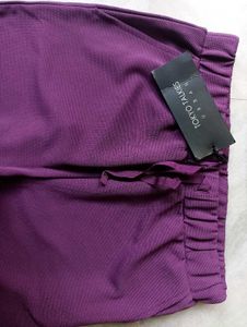 Tokyo Talkies Stylish Purple Co-ord Set