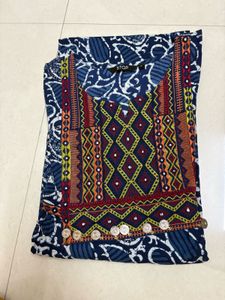 Paisley Print Cotton Dress