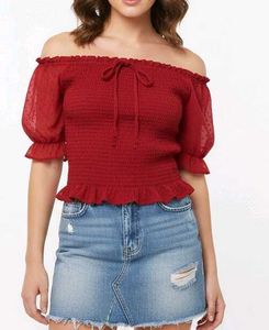 cherry red bloom top 🍒✨