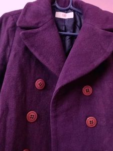 Purple Peacoat Jacket