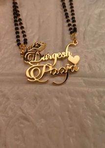 Customize Couple Name Mangalsutra