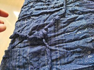 Navy Blue Cape Model Dress