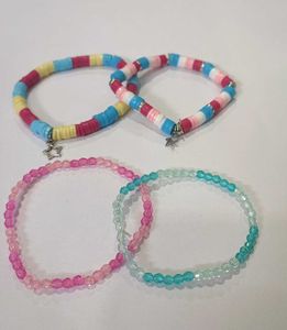 Pastel Beachy Beaded Bracelet Stack! 🌊🏖️🐚