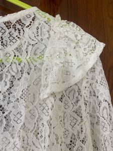 White Lace Top