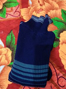 Striped Turtleneck Sweater