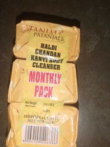 Patanjali Haldi Chandan Soap