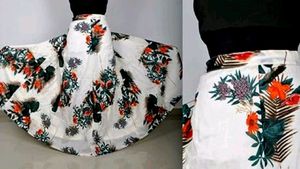 Lehnga  Party And Navratri 🌱 Pretty Green Floral