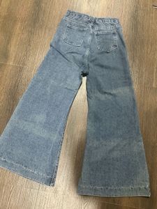 Wide Leg Denim Jeans