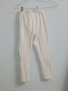 Cotton  kids girls Frock Top White Legi 3 years ol