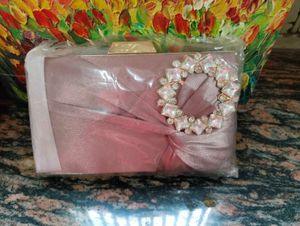 Elegant Pink Evening Clutch New 10/10