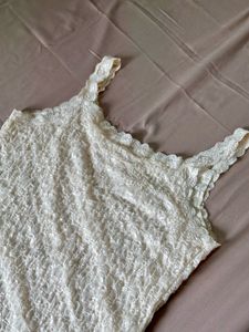 Ivory Lace Top