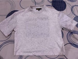 Light Gray Crop Top