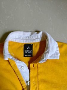 Yellow, White Dual Tone Sweater
