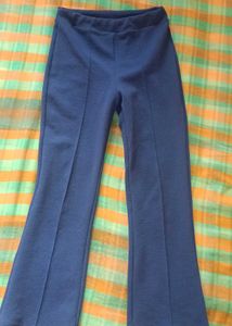 Blue Flared Pants