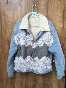 imported .inner fur lining denim jacket