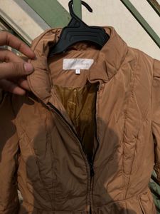 Girls jacket mustard colour