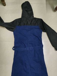 Denim Hoodie Dress