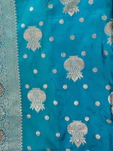 Elegant Teal Saree